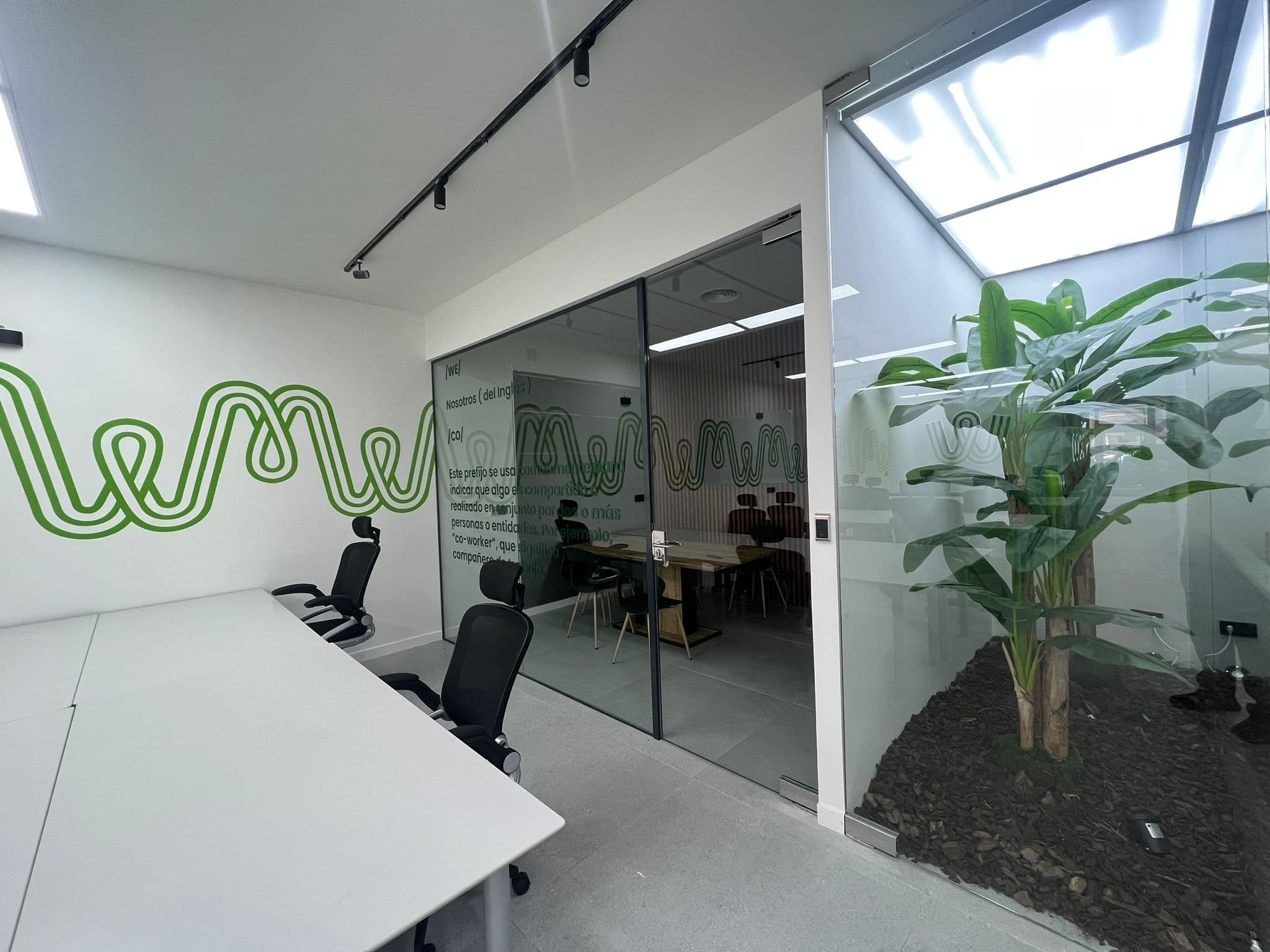 La sala de reuniones de Weco Coworking en Gandía